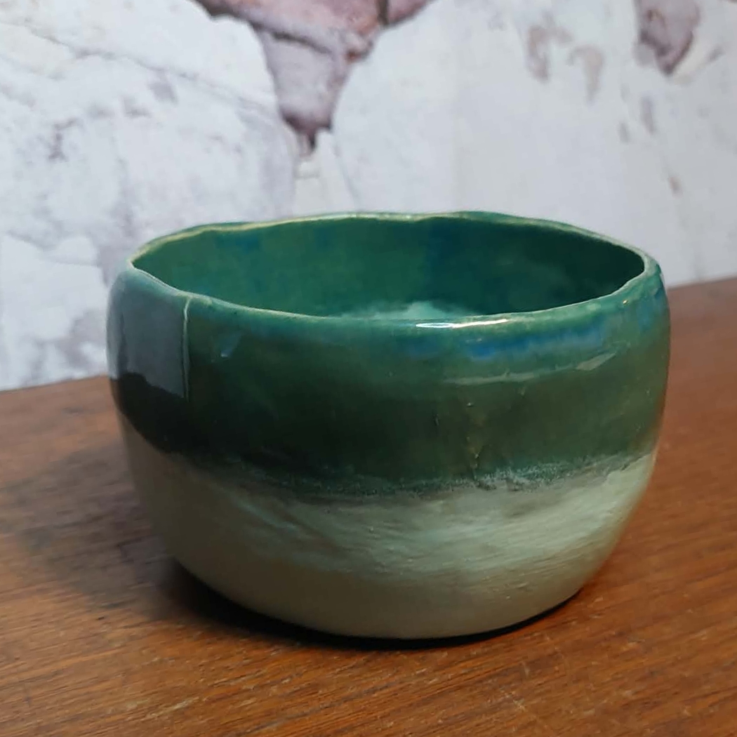 Duo Teal . Bowl - Image 1