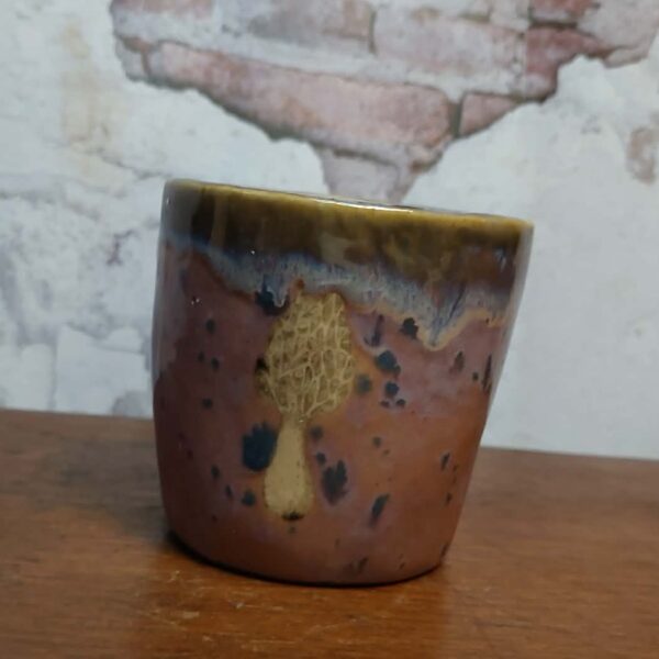 Spotted Purple Mushroom . Cup