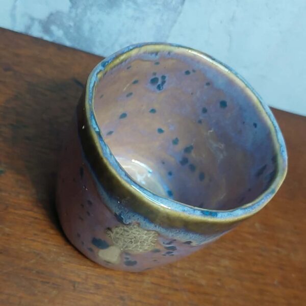 Spotted Purple Mushroom . Cup