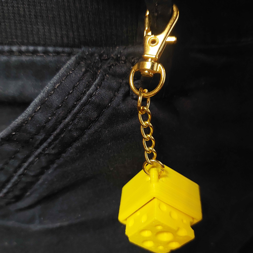Cheese Clicker Keychain